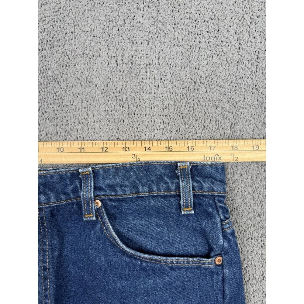 Vintage Levis Shorts Mens 36 Denim Jean Orange Tab 90s Relaxed Fit 506 Jorts USA
